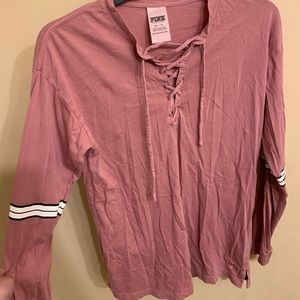 Victoria secret PINK crisscross v-neck top